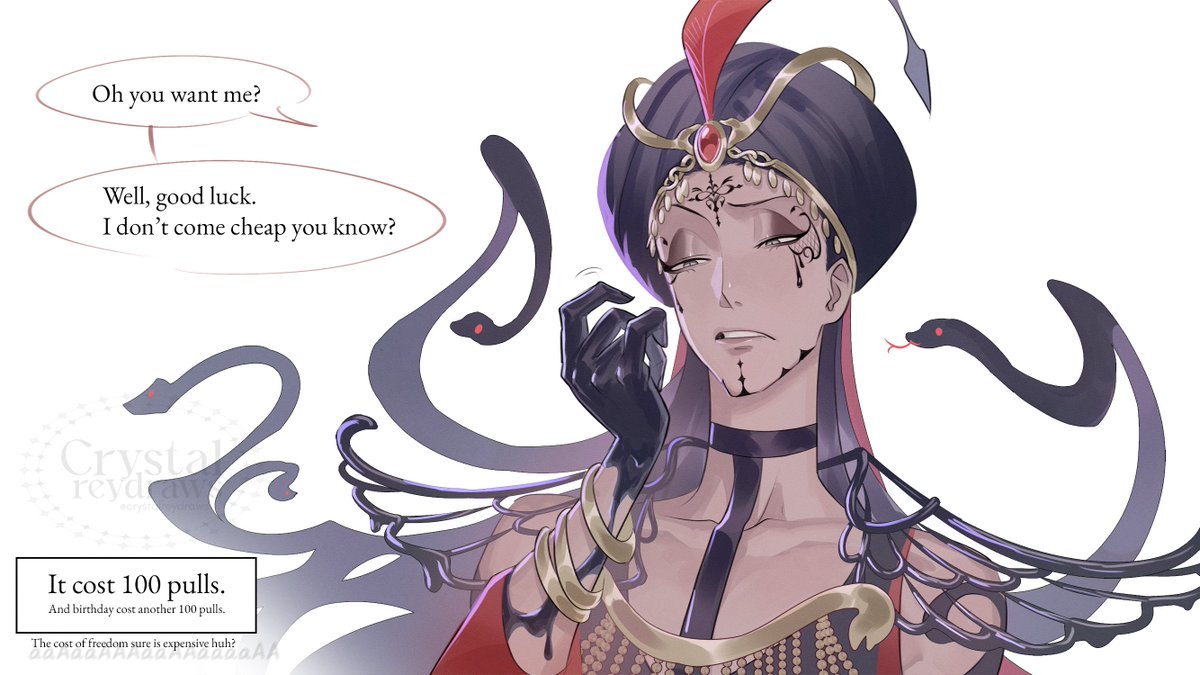 #今月描いた絵を晒そう
🐍🐍🐍🐍 