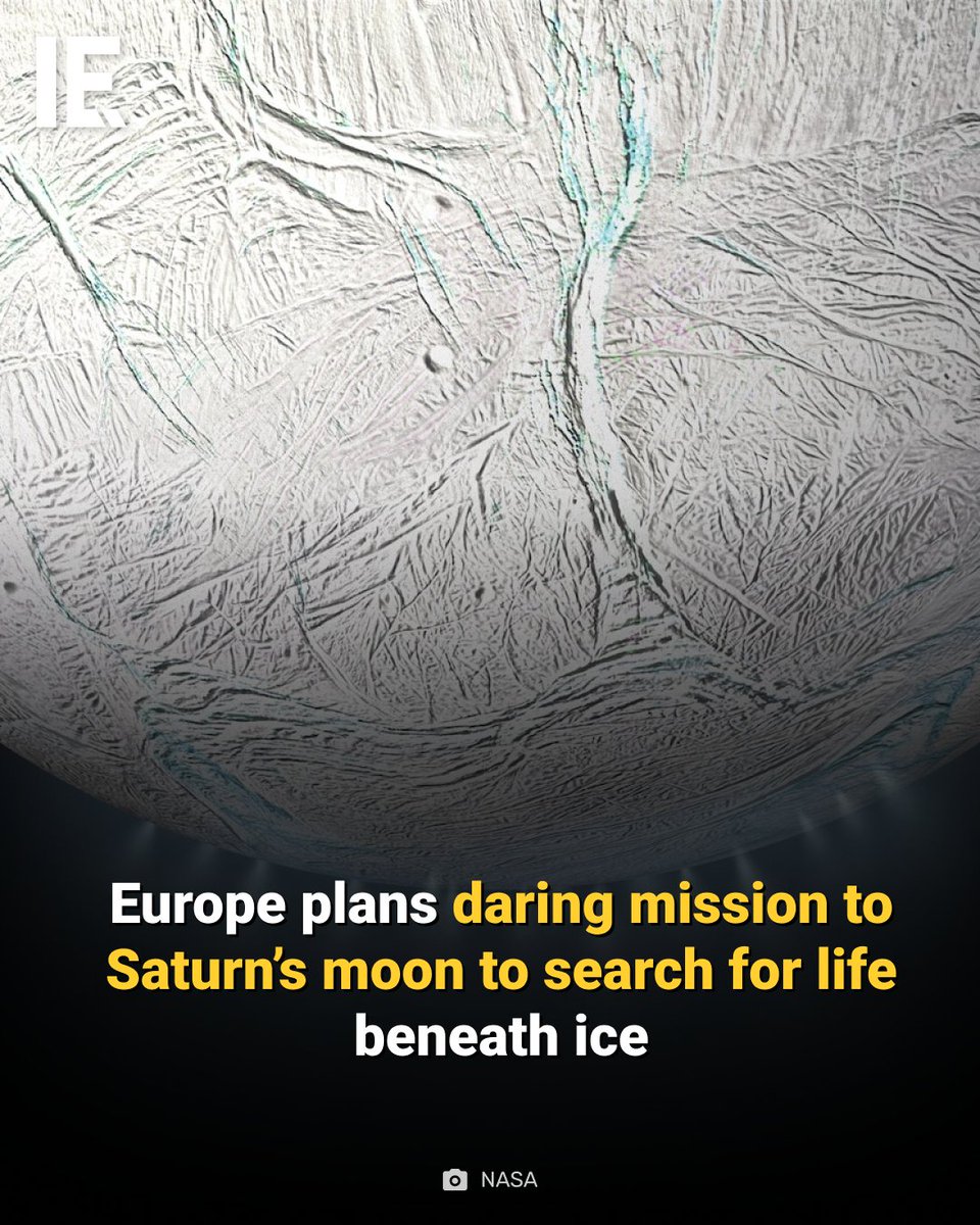 ESA plans a long-term mission to Saturn’s icy moon Enceladus to study its plumes and search for signs of life. bit.ly/4mJnfvA