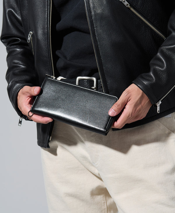 leafa(他の方は購入しないでください) POMTATA ポンタタ エンボス 箔レザー Lジップ ロング ウォレット