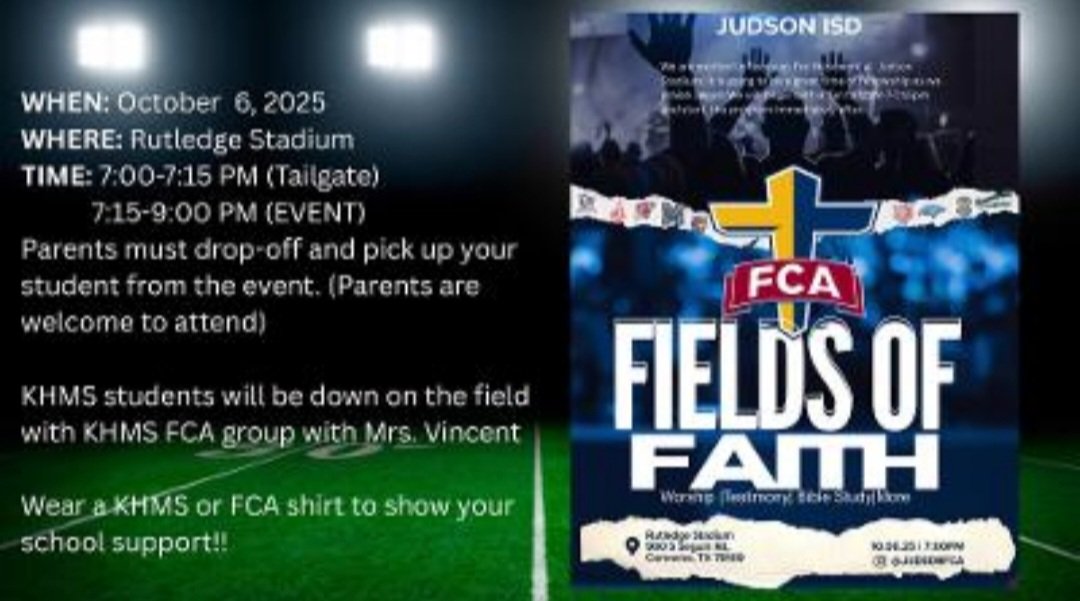 See you at the field!