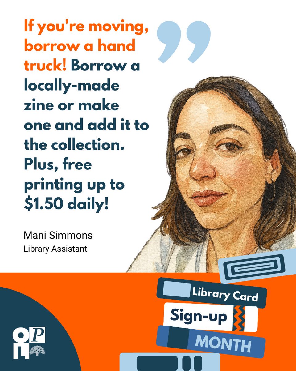oaklibrary's tweet image. OPL staff share why they love having a library card 📚❤️ #LibraryCardSignUpMonth
