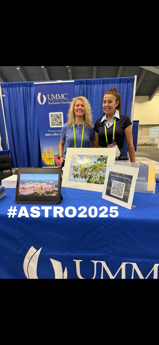 ahand1972's tweet photo. Day 2 at #ASTRO2025 = another win!
Connections made, questions about Mississippi’s future, and big interest in our new Cancer Center! Exciting times ahead! #UMMC #AHealthierMississippi #radonc #AROPAStrong https://t.co/SasOOV7U2V