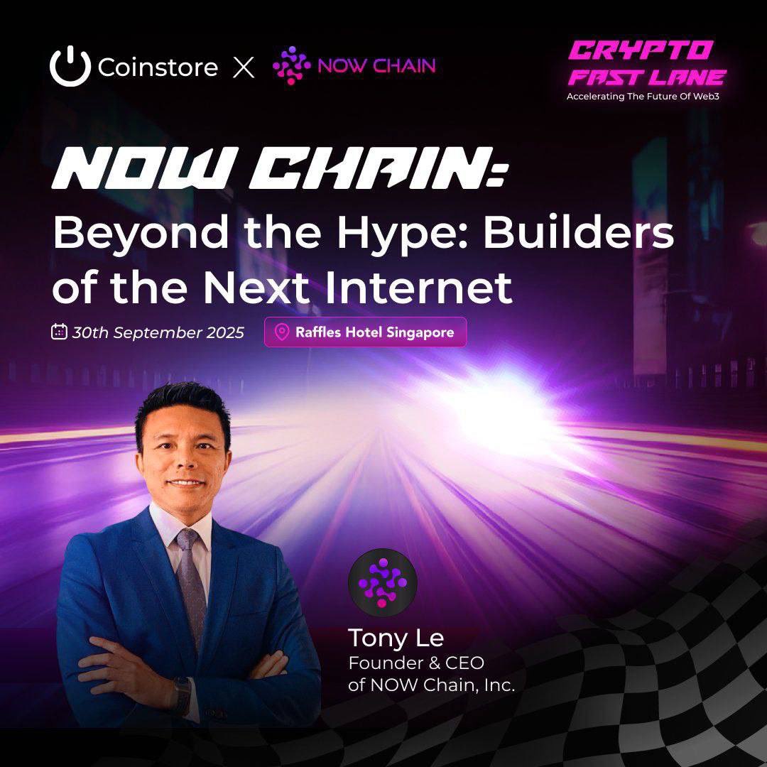 apolloBitforge's tweet image. 🚀Crypto Fast Lane — Accelerating Web3
Raffles Hotel, Singapore |🗓️Sept 30, 2025 | ⏰10:30 AM – 5:30 PM (GMT+8)
✨Top speakers from BlockDAG, Avalanche, NOWChain &amp;amp; more
👉Register: luma.com/9sco590p

h5.coinstore.com/h5/signup?invi…

#Coinstore #CryptoFastLane #Web3GP #SingaporeGP