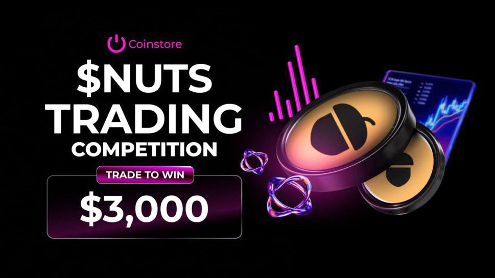 apolloBitforge's tweet image. Step into the $NUTS Trading Battle on @CoinstoreExc!
🏆 Prize pot: $3,000
📆 Runs from Sept 26 to Oct 3

Sharpen your strategy and secure your share of the rewards.
The leaderboard is waiting for the top performers.

h5.coinstore.com/h5/signup?invi…

#NUTS #Giveaway #WinUSDT