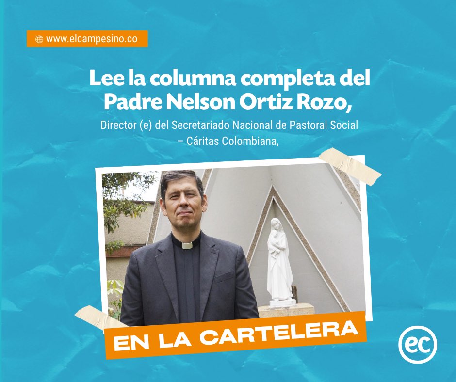 💚 El padre Nelson Ortiz Rozo, director del Secretariado Nacional de Pastoral Social, nos recuerda que la paz florece primero en el corazón y se multiplica cuando la compartimos en comunidad.

🕊️ Lee su reflexión completa en la sección La Cartelera 👉🏽 heyzine.com/flip-book/2857…