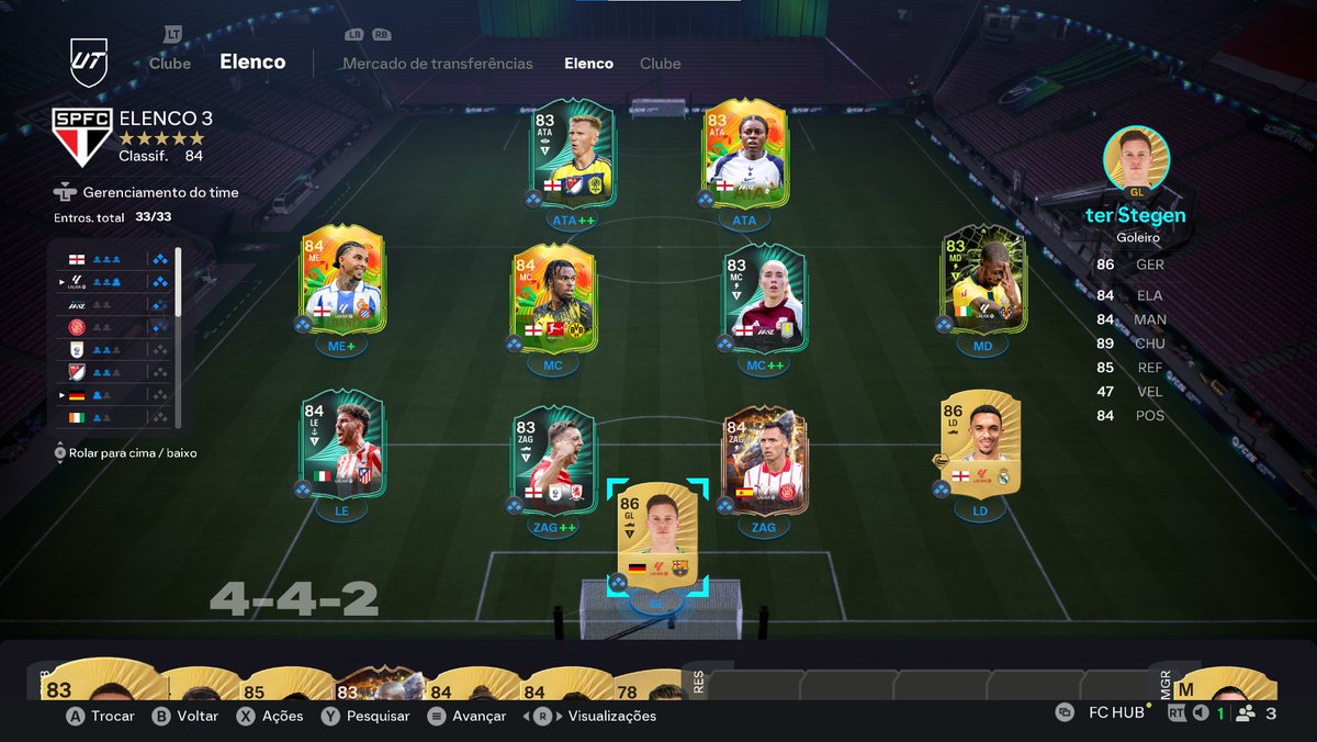mhmmelo's tweet photo. My 3 Ultimate Gauntlet Teams that brought us Kudus! Working hard🔥 #EAFC26 #Gauntlet https://t.co/UCUvsMUFPQ