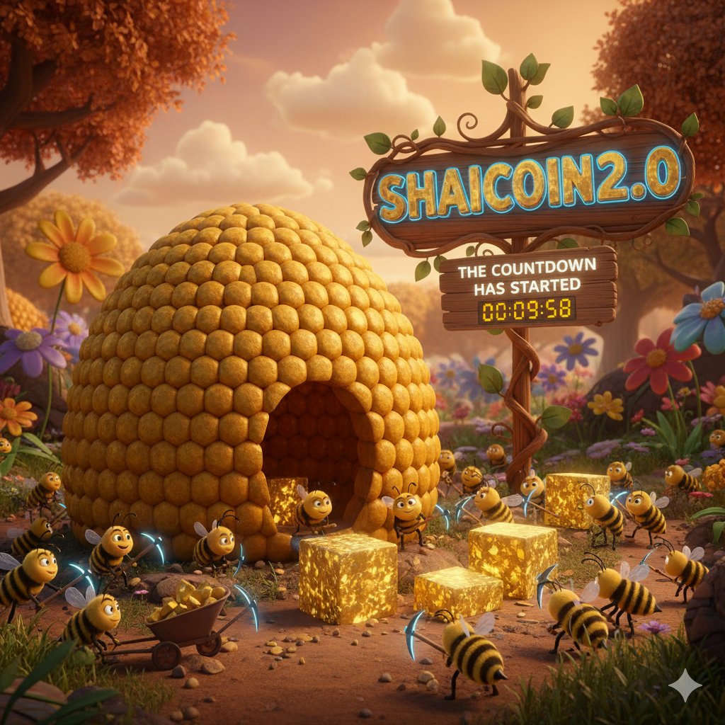 🚨10 MIN UNTILL $SHA FORK 🚨

Heads up - as Shaicoin v2 goes live, the chain will take some time to find first block 

Watch it go down LIVE on spaces 👇

x.com/i/spaces/1ZkKz…