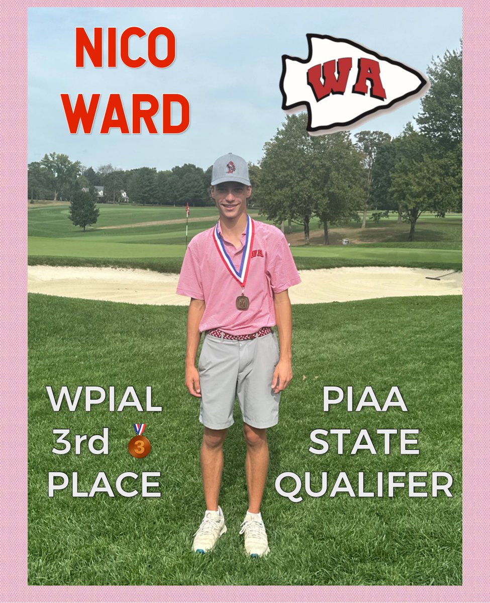 West Allegheny Golf tweet media