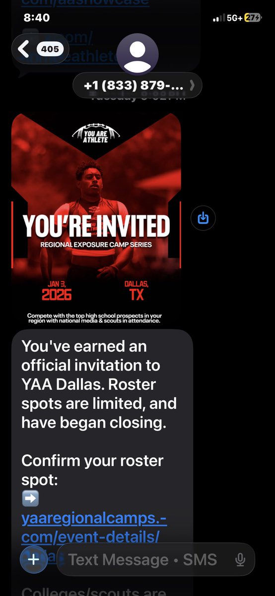 #AGTG thank you <a href="/youareathlete/">You Are Athlete</a> for the camp invite, it’s very appreciated, will try my best to attend. 🙏🏾<a href="/PrepRedzoneAR/">Prep Redzone Arkansas</a> <a href="/PrepRedzone/">Prep Redzone 🏈</a> <a href="/PrepRedzoneNext/">Prep Redzone 𝙉𝙀𝙓𝙏 🏈</a> <a href="/ARPrepSports/">Arkansas Prep Sports</a> <a href="/ParkviewLr/">Little Rock Parkview Football</a> <a href="/tctabler/">PrepRedZoneTom Tabler</a> <a href="/coltonedwardsFB/">Colton Edwards</a> <a href="/toddrake00/">William Todd Drake</a>