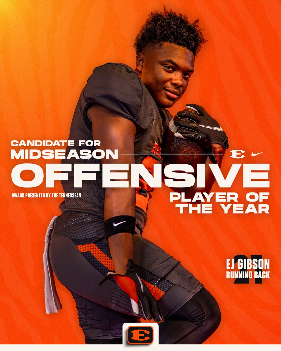 EnsworthFB's tweet image. EJ Gibson is up for Midseason Offensive Player of the Year || Go vote now!! || Link attached below ⬇️⬇️⬇️