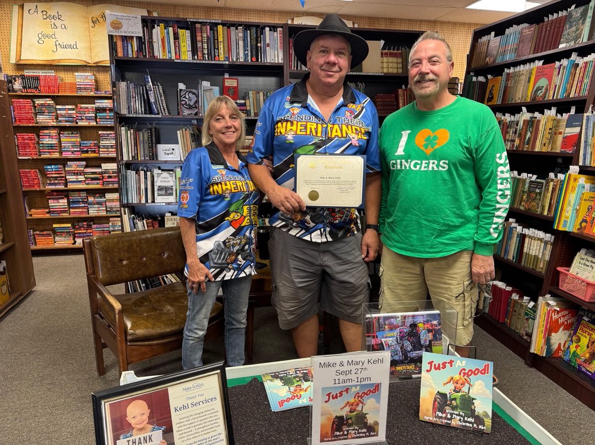 DiPietroForYou's tweet image. Congratulations to Mike and Mary Kehl on the publication of their childrens book, “Just As Good!” 
Wishing you the best success in your new journey as authors! #dipietroforyou #localauthor #readingisfun