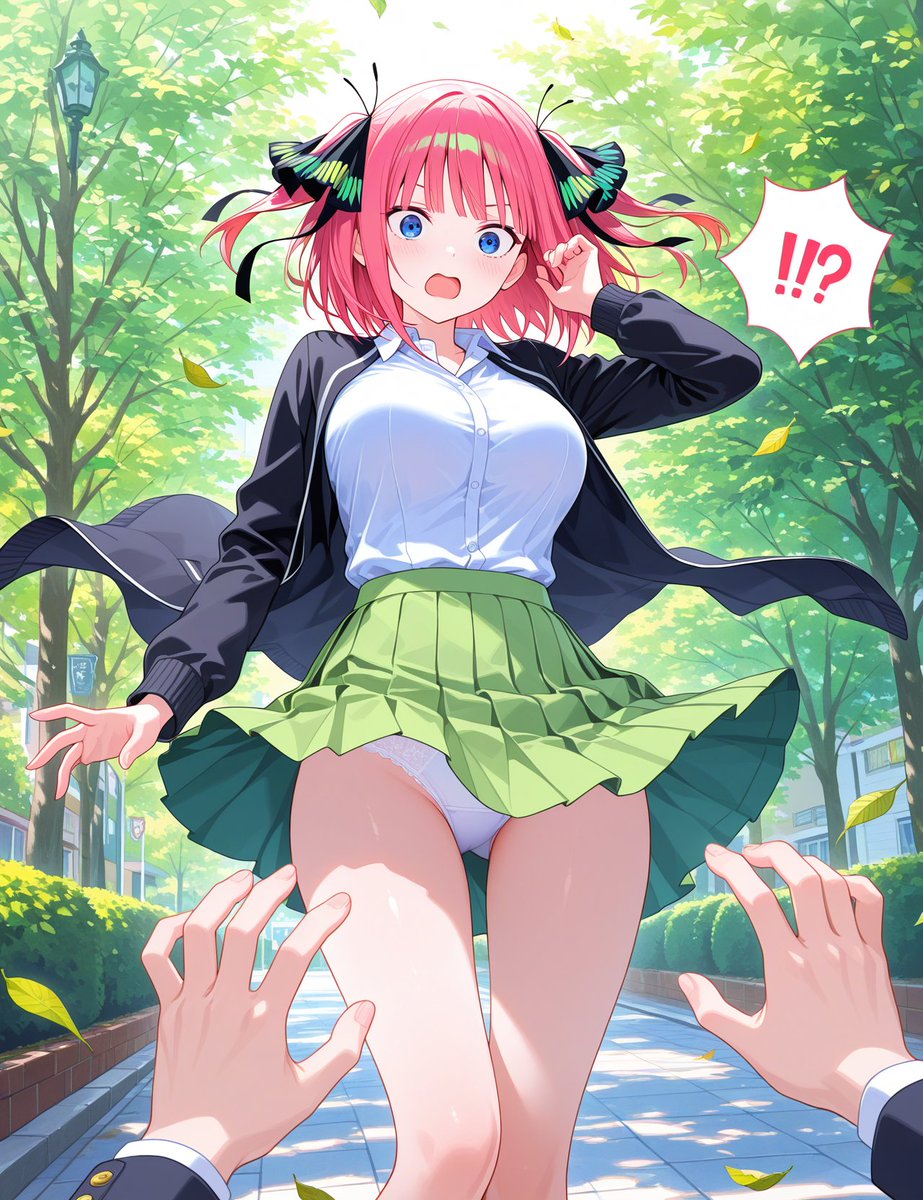 ai_base57055's tweet photo. 二乃「今日ちょっと風強くないかしら？」/五等分の花嫁」 https://t.co/FHZRWVAJ1S