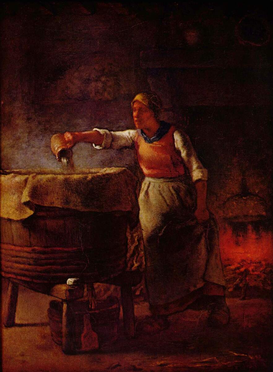 Laundress #artbots #millet