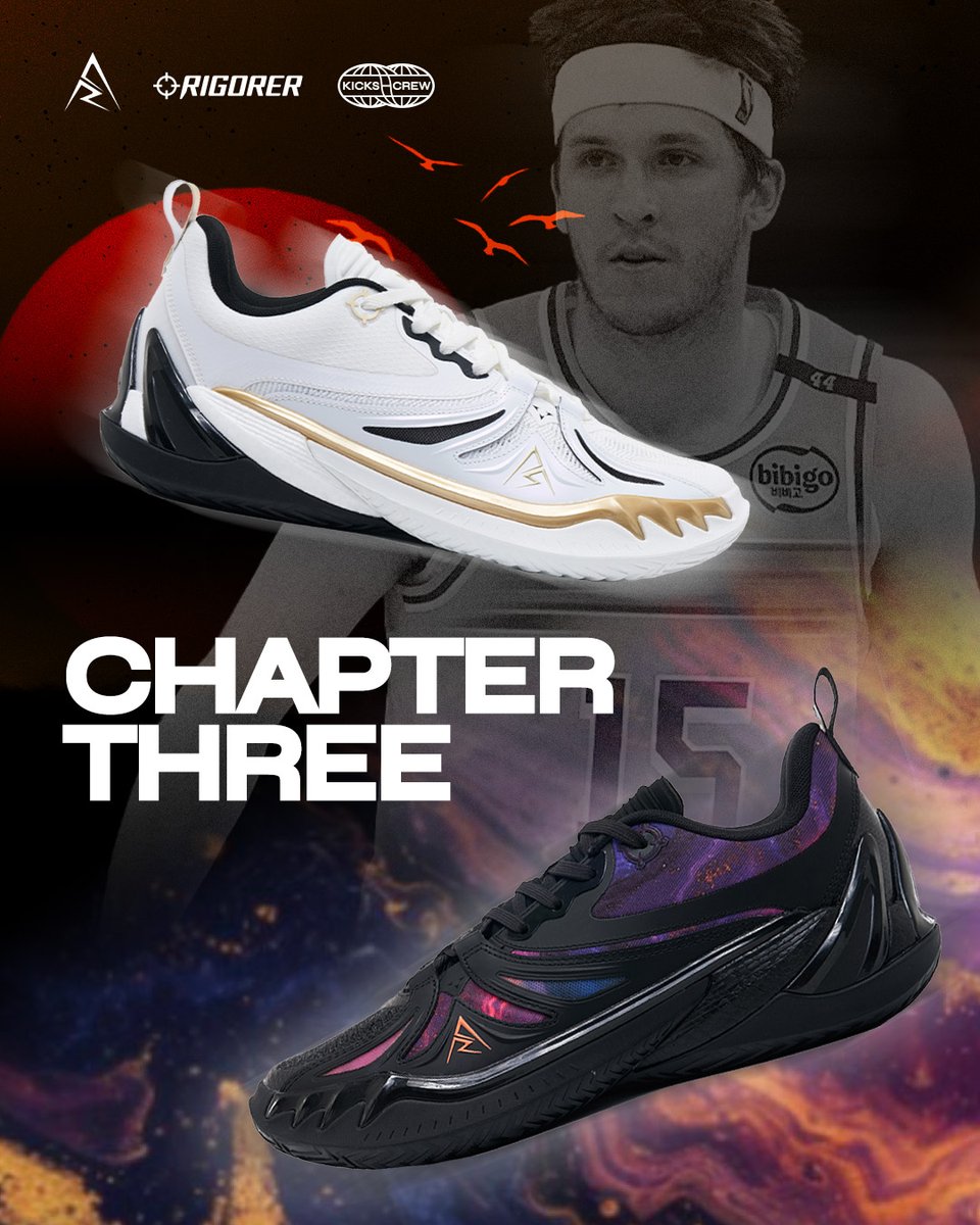 The Rigorer AR3 represents Austin Reaves stepping fully into the next chapter of his career. 

The Rigorer AR3 will launch at 11 AM ET / 8 AM PT on October 4, 2025, exclusively on KICKS CREW. 

Launch &amp; Giveaway: bit.ly/3VHtRzK