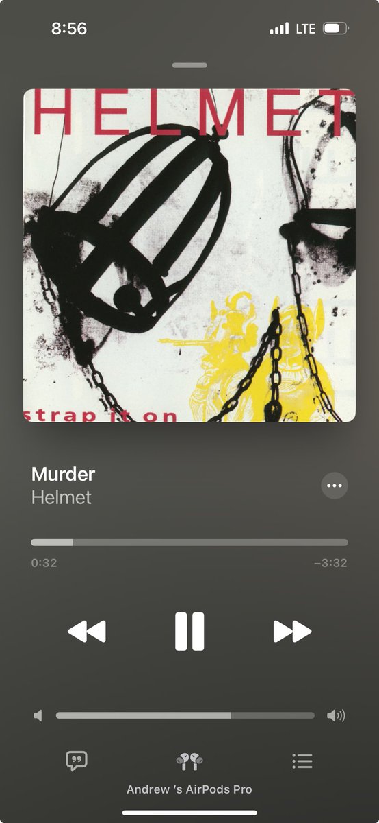 Well kinda metal More noise rock for Cardio tonight Helmet freaking rocks tho I need more in my collection