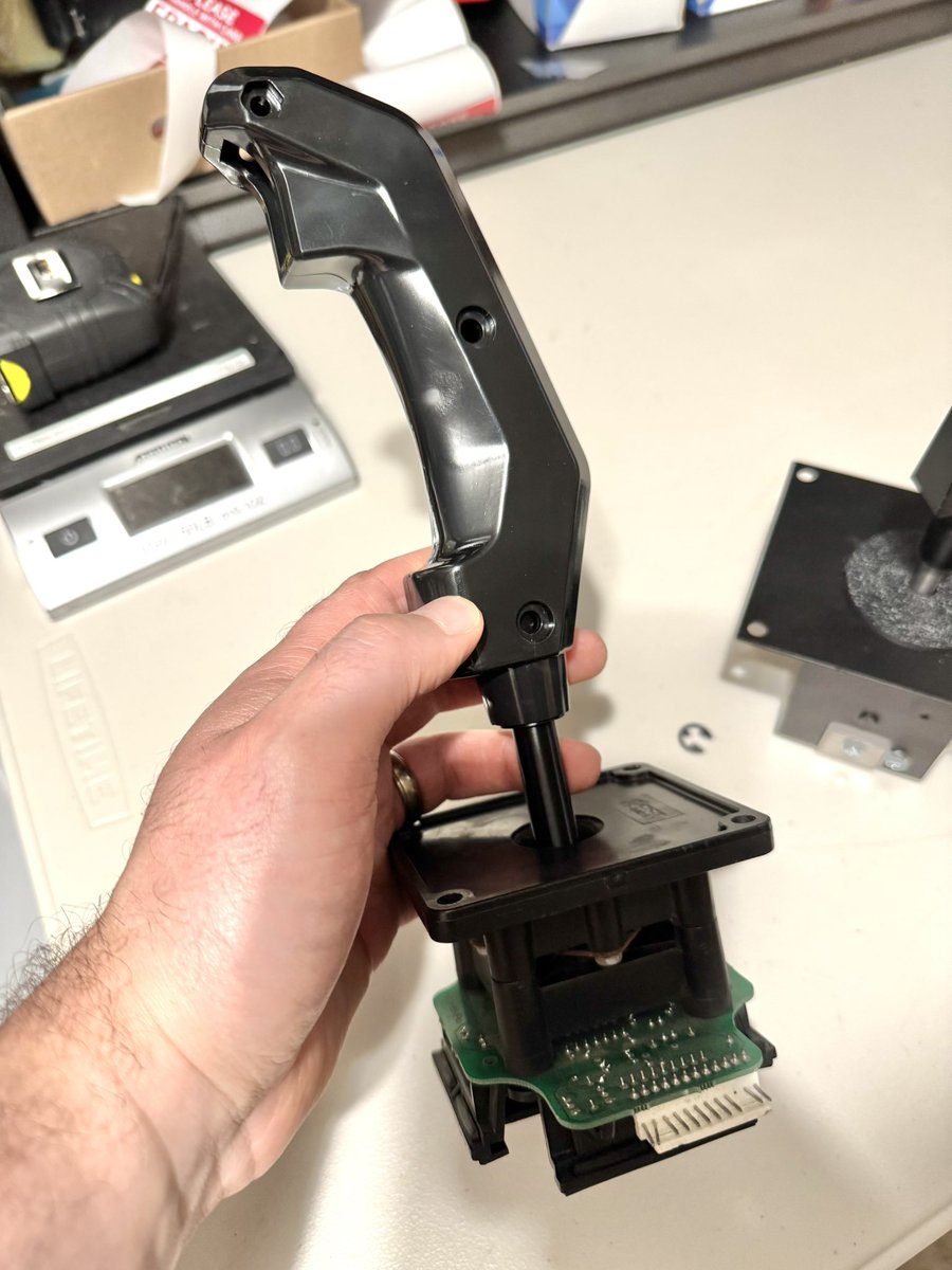 Curious to see if I can make an adapter to turn Blitz 49-way sticks into joysticks for The Grid 🤔 #retrogaming #gameroom #arcades