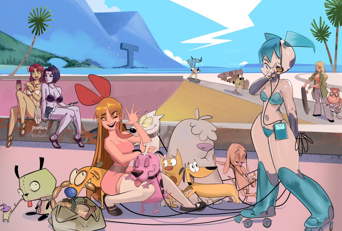 「Walkin' some puppers.」|Philtomato 🍅のイラスト