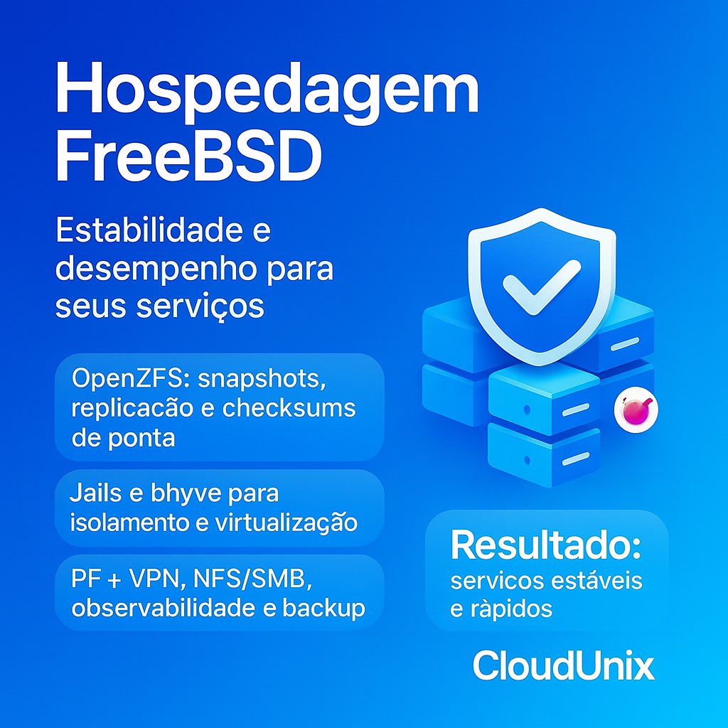 cloud_unix's tweet image. cloudunix.com.br
#freebsd #openzfs #nginx