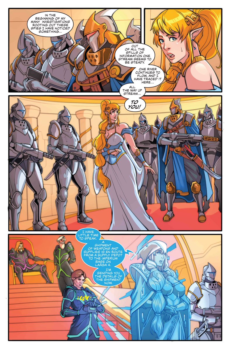 Chapter one: pages four &amp; five 
Art/ panels: <a href="/SkyFantasyStdio/">SkyFantasy(OPEN COMMISSION)</a> 
Lettering: <a href="/RecklessGleason/">Mighty Mascots #10 & Breakfast Brawlers on IGG!</a>