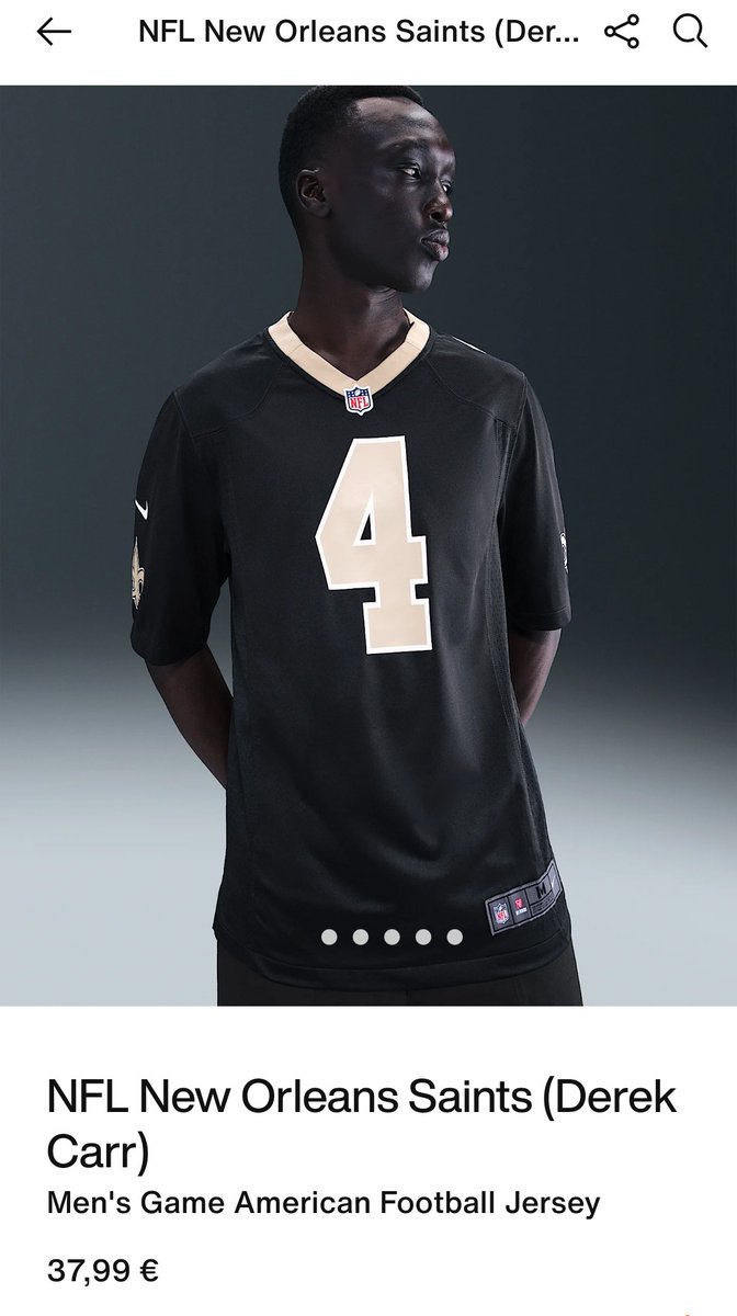 misztal_bartek's tweet image. Gdyby kogoś ze społeczności #nflpl interesowało, to Nike wypuścił jerseye NFL i dwa z nich dał po cenie poniżej 40 euro. To nie jest błąd. Wiem że Goff czy Carr nie są najgorętszymi nazwiskami, ale jak ktoś chce oryginalny jersey po taniości, śmiało.