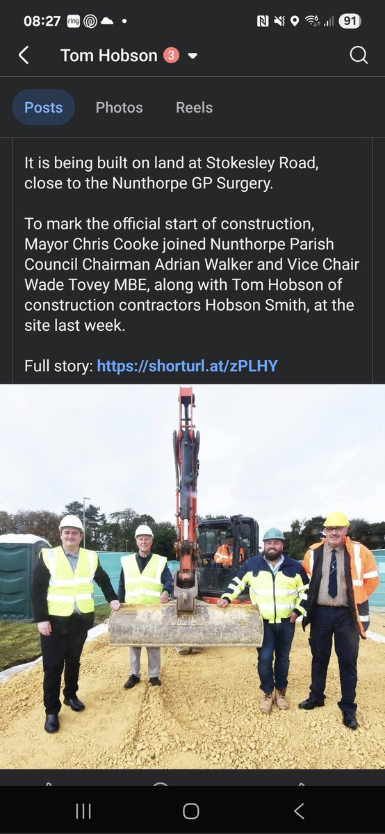 Proud to part of this big project for the Community at Nunthorpe