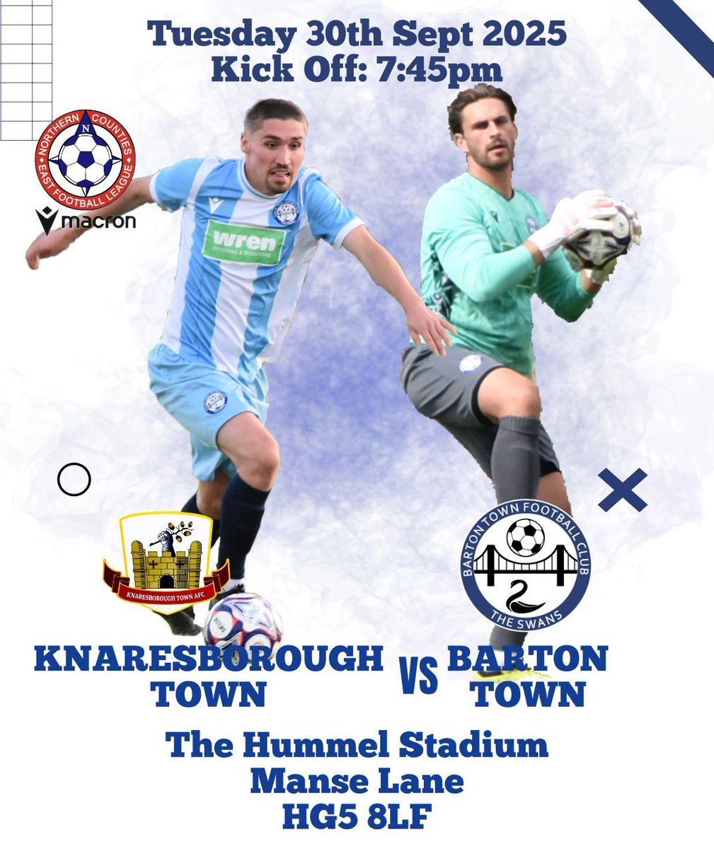 The Swans are on the road again this evening when we play @knaresboroughfc for the second time in a week in the Macron <a href="/NCEL/">Macron NCEL</a> Premier Division. It's just 75mins drive away.