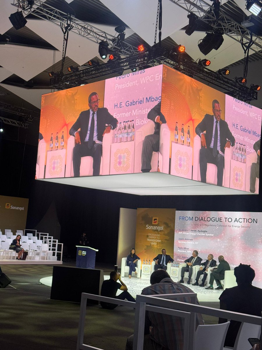 GabrielObiang's tweet photo. At #AEW25, I joined the Global Energy Leaders Forum to discuss how Africa can attract more investment for its energy future.
We spoke about finance, local markets, policy, and knowledge transfer — but most importantly, about Africa owning its growth story.
#EnergySecurity https://t.co/FVb1zaf8ST