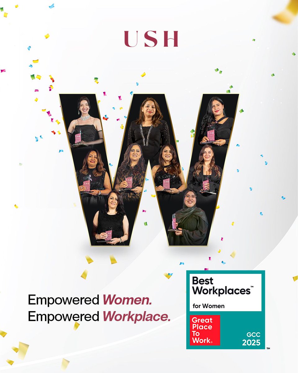 Ever heard the phrase, “women run the show”?

That’s exactly what the women of USH have been doing since 2010.

A heartfelt bow to all the women who have made USH a place of safety, strength, and inspiration, rising above patriarchy

<a href="/gptw_me/">Great Place To Work Middle East</a> #dubai #WomenEmpowerment