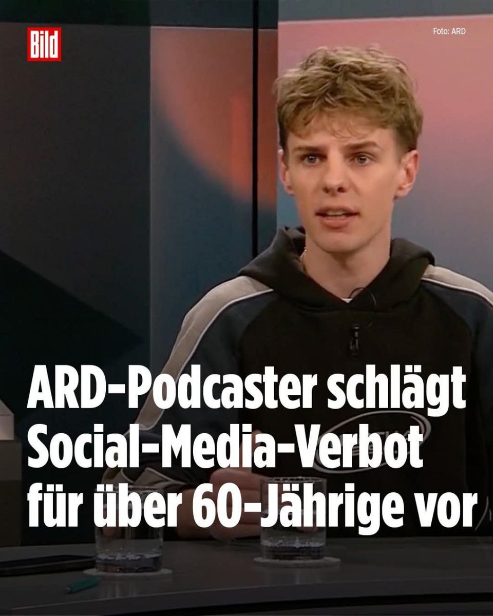 Genial! Social-Media-Verbot für Ü60. Und während wir dabei sind: Führerschein entziehen, Wahlrecht aberkennen und nur noch Betreuungsfernsehen erlauben.
