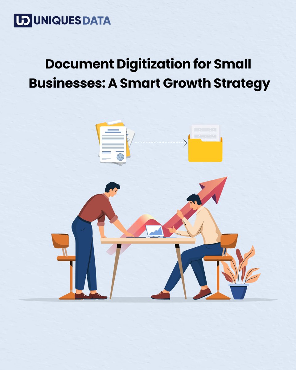 theuniquesdata's tweet image. Document digitization 💻 has become a vital approach for 💼 small to large business firms, allowing streamlined workflow, efficient management, and quick access to important sets of documents.📄
🌐 To Know more: bit.ly/48Mja6m
#documentdigitization #datadigitization