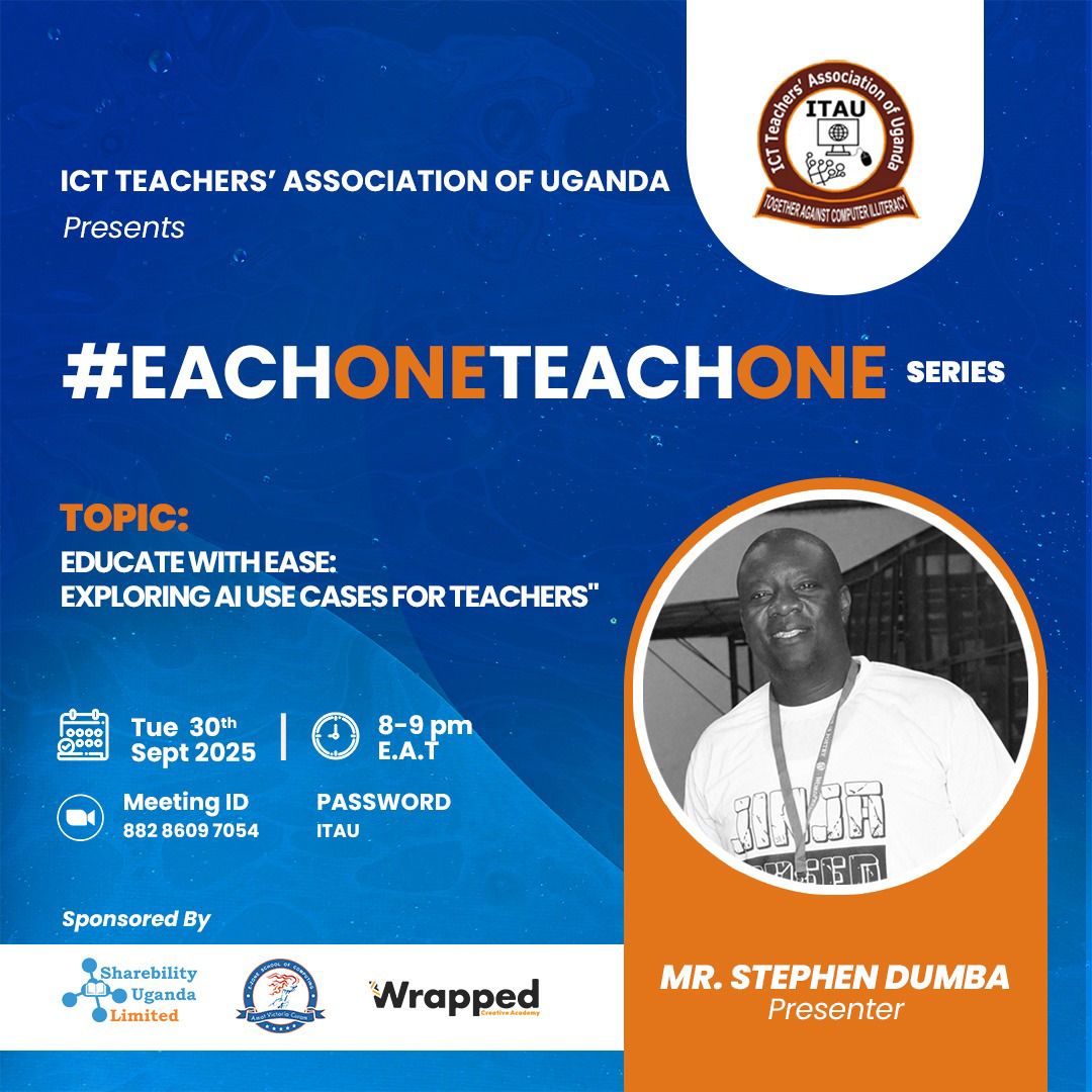 Join <a href="/SteveUG/">Restless Teacher™</a> as he shares his insights on AI use cases for teachers. <a href="/SteveUG/">Restless Teacher™</a> is an outstanding ICT teacher, <a href="/WordPress/">WordPress</a> enthusiast and national coordinator for <a href="/ictteachersug/">ICT Teachers Association of Uganda (ITAU)</a>. #STEM