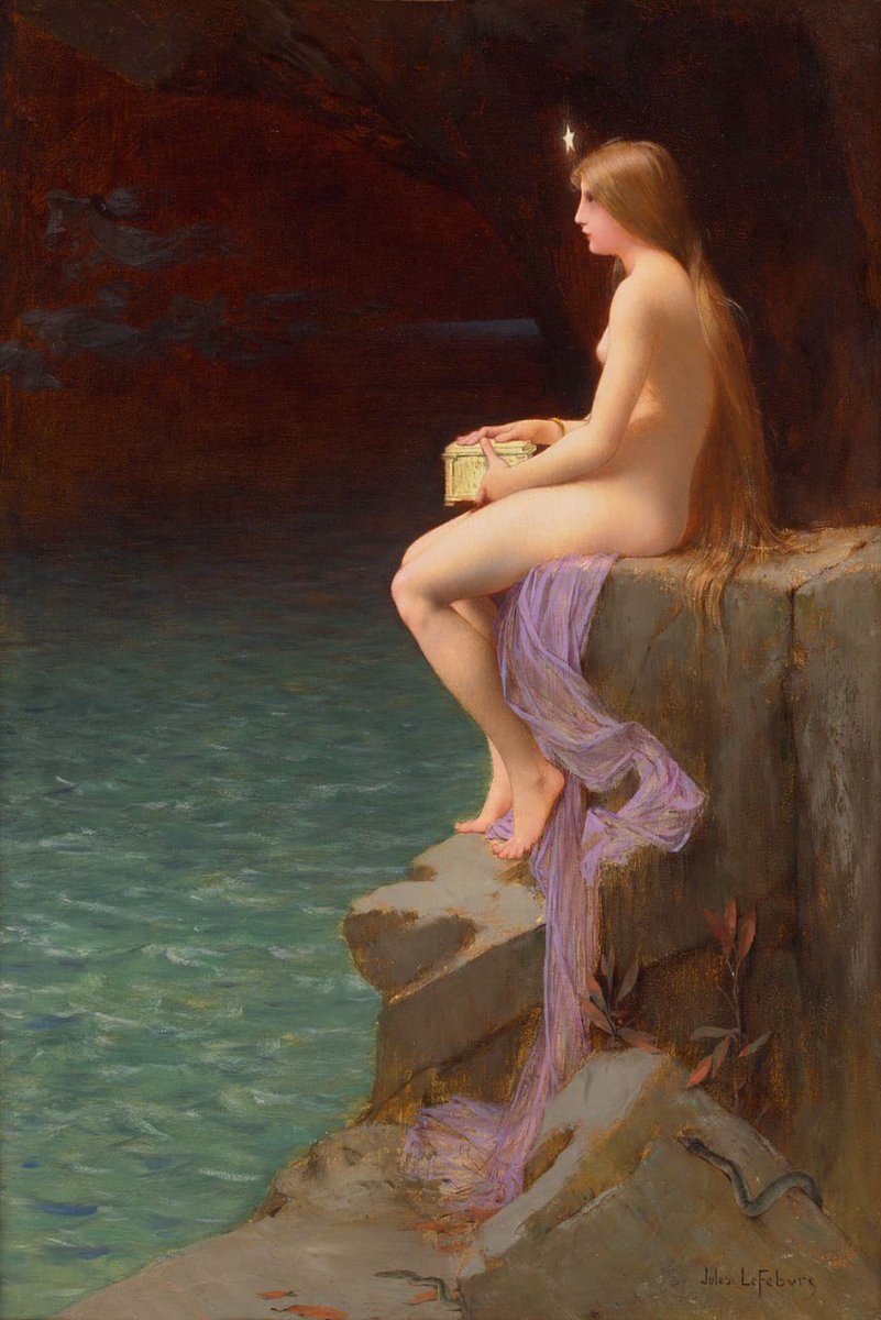 "Psique"
🖌️ Jules Joseph Lefebvre (1836–1911)