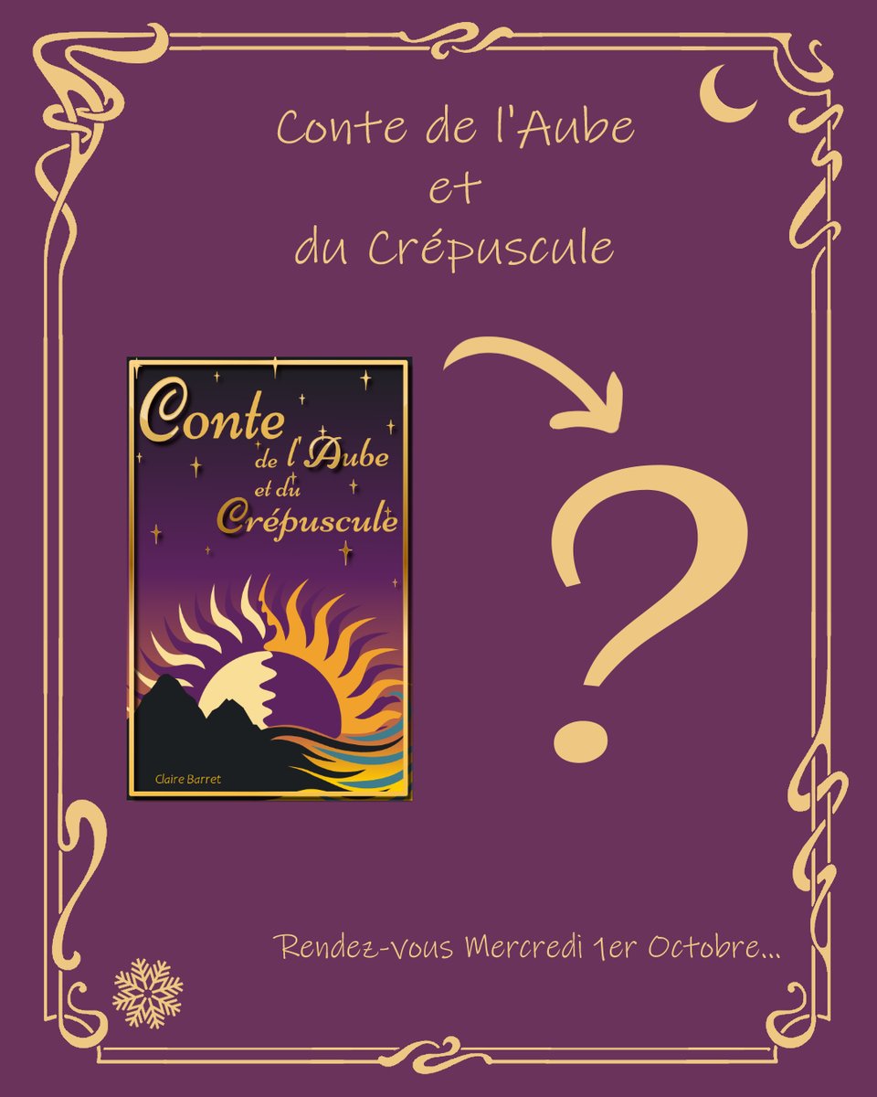DrgChanith's tweet photo. Corrections terminées ✔️
Mercredi, Conte de l’Aube et du Crépuscule aura enfin un nouveau visage… 🌙❄️
https://t.co/47lQXaM51E de découvrir la couverture officielle ? 👀 https://t.co/RIPxwMdu7I