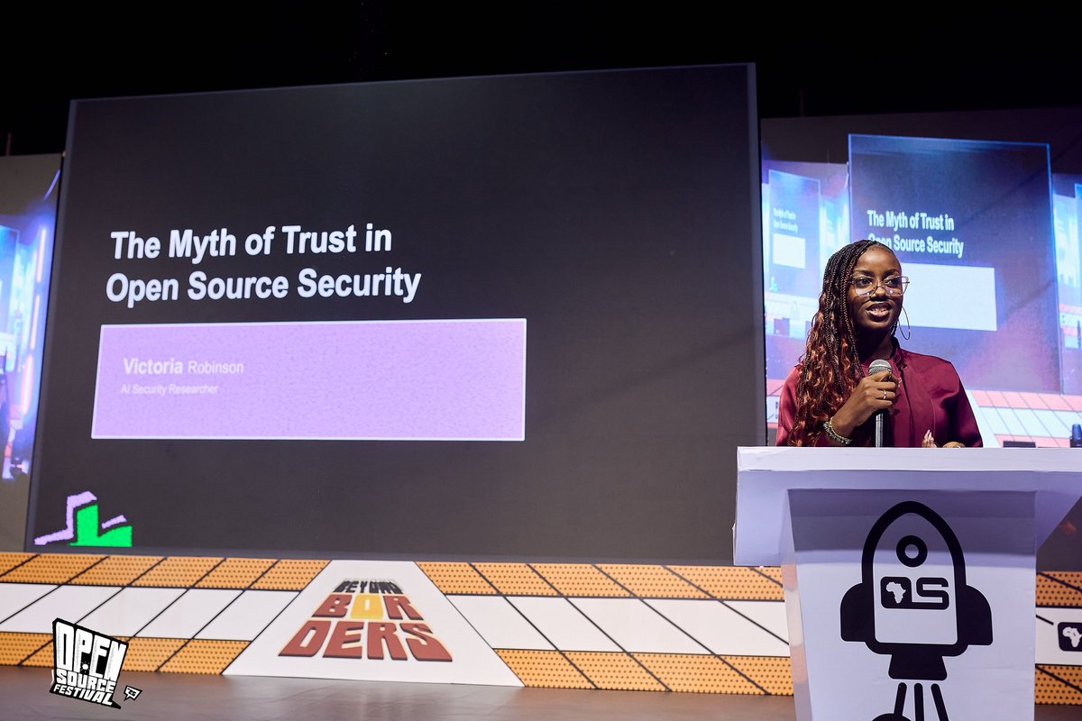 Tech_Toria's tweet image. At OSCAFEST 2025, I spoke on The Myth of Trust in Open-Source Security.

Transparency ≠ security. 
The future of OSS security requires verifiable systems.
✅ SBOMs
✅ Zero Trust principles
✅ Reproducible builds

Trust is great. But for security? Trust isn’t a security plan.