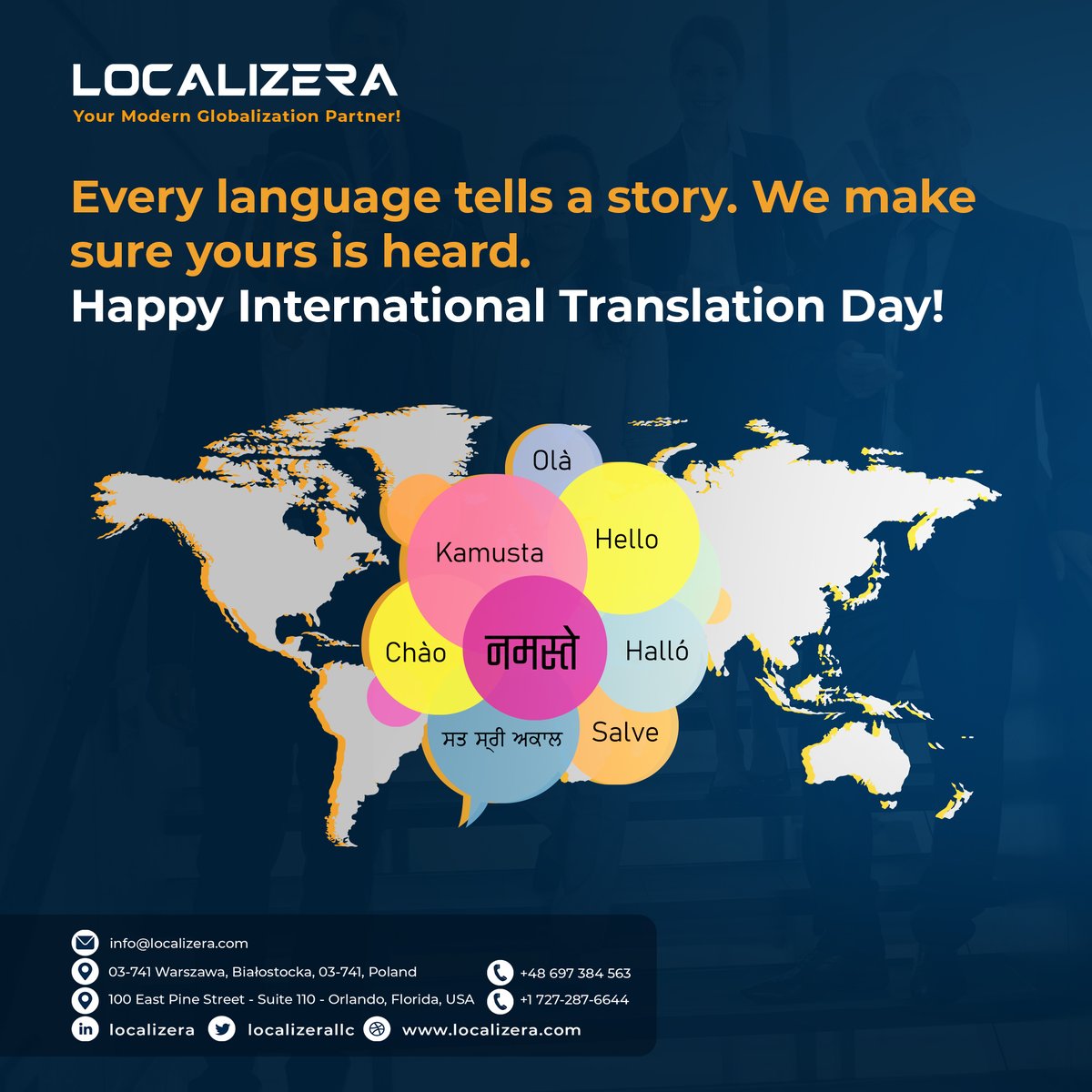 localizerallc's tweet image. Happy #InternationalTranslationDay! 💬
At Localizera, we believe every language tells a story — and we make sure yours is heard worldwide. 🌍 #translationservices #localization
localizera.com