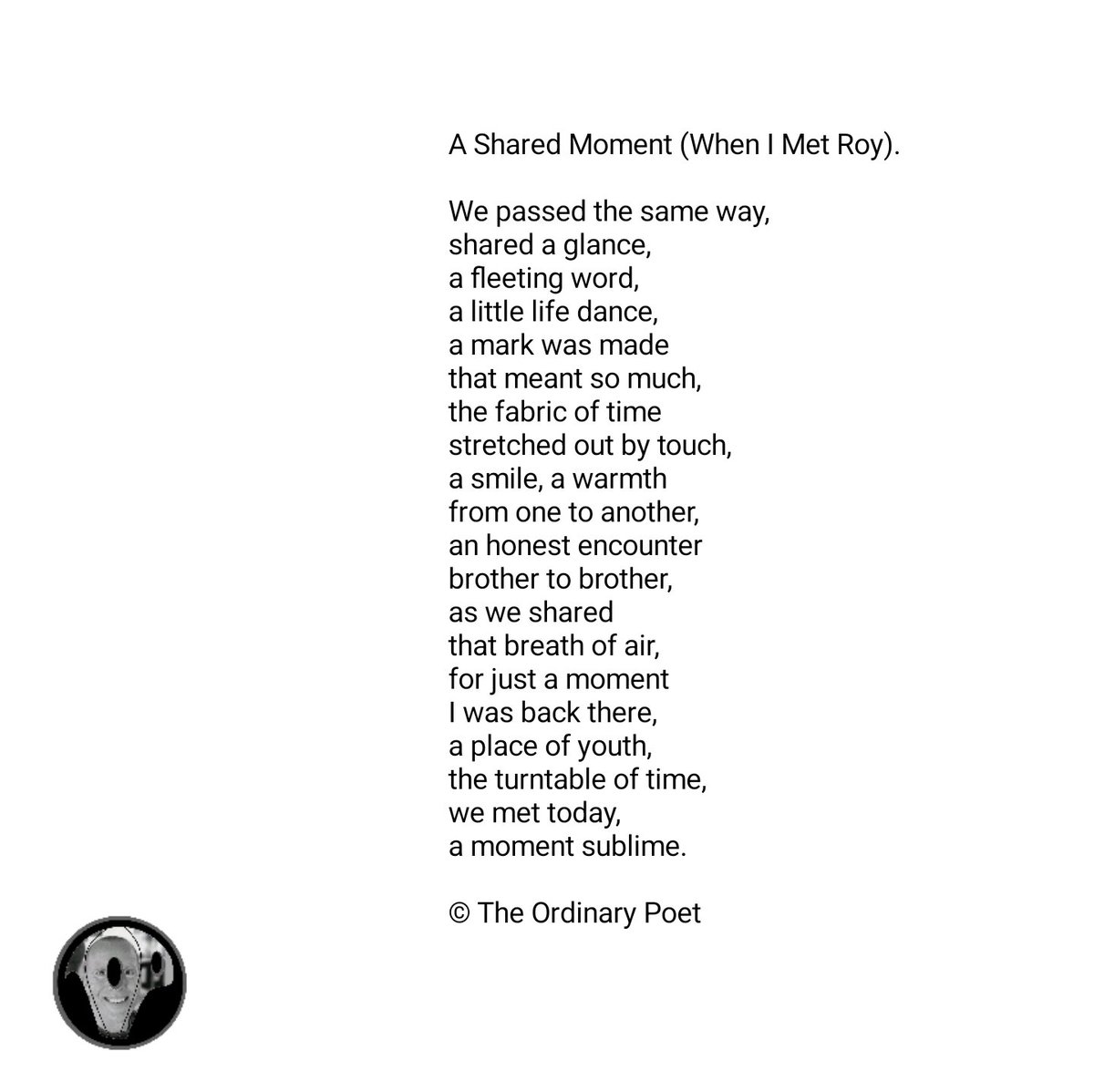 The Ordinary Poet tweet media