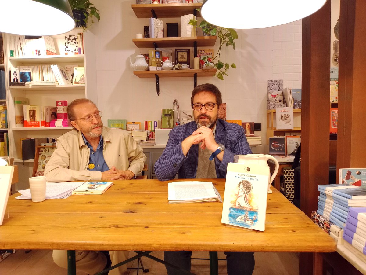 LibrosdelInnomb's tweet photo. Imágenes de la presentación de Madera de deriva, de Ángel Olgoso, en Madrid
#PresentacionLibro #MaderaDeDeriva #AngelOlgoso #Literatura #Cuentos #Libros #LibrosDelInnombrable #LibreriaCrazyMary #librosdelinnombrable #maderadederiva #presentacion #MadridesCultura https://t.co/0vYL1oKrCO