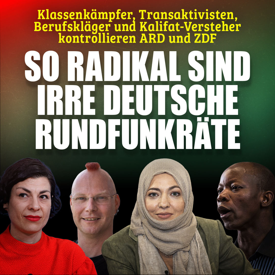 Der öffentlich-rechtliche Rundfunk ist außer Kontrolle! Kein Wunder: Sein Aufsichtsgremium tickt genau so links wie die Programm-Macher. Schauen Sie mal, wer so alles im Rundfunkrat sitzt ...
nius.de/medien/news/so…