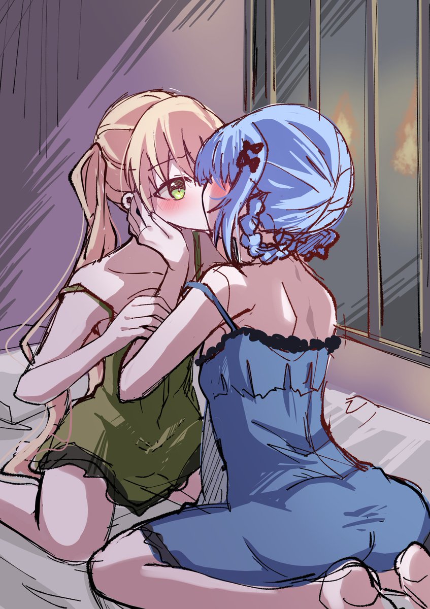 atori001's tweet photo. 「死ねない魔法をかけてあげますね」
シェリハン
#まのさば二次創作 https://t.co/WDiRMmIGRP
