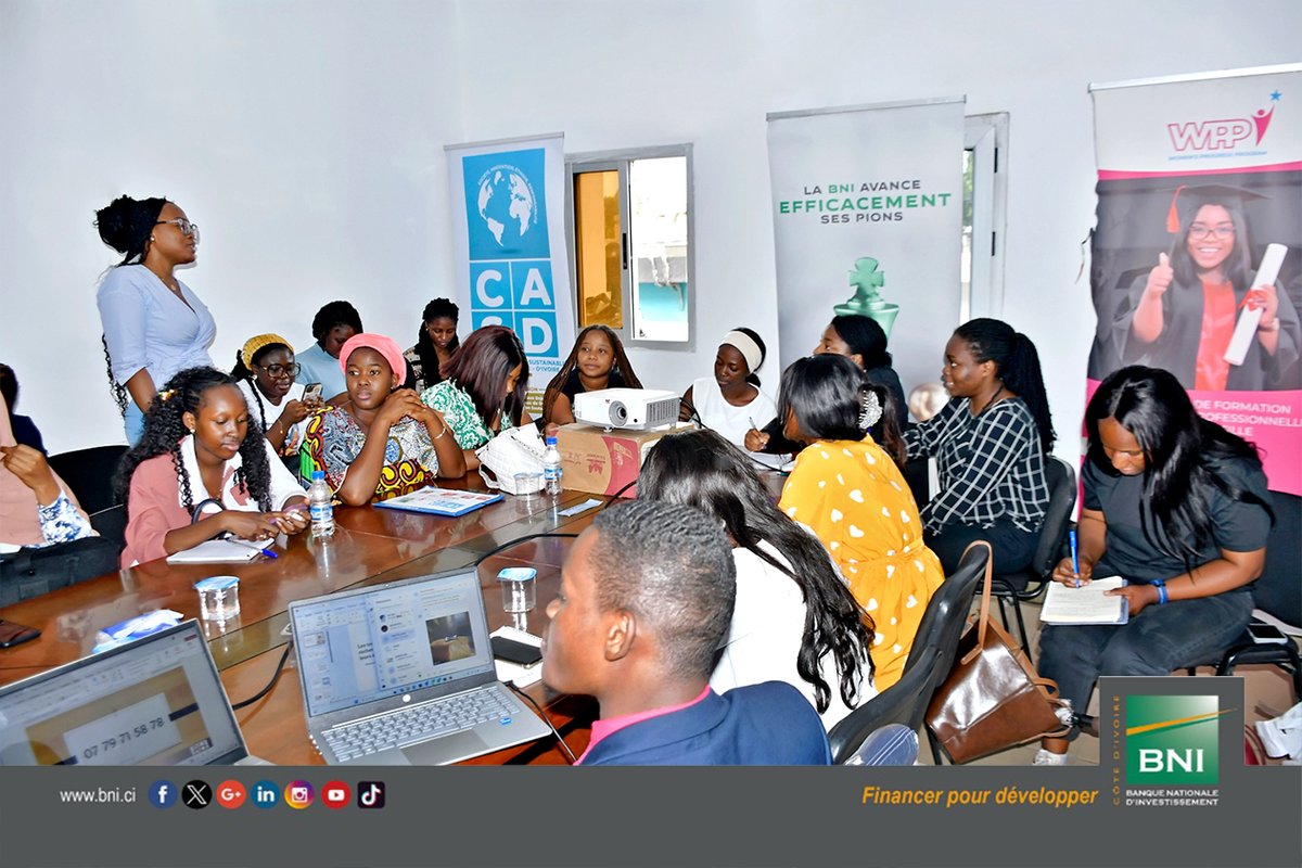 casdci's tweet photo. WOMEN'S PROGRESS PROGRAM - WPP 2025 avec la @BNI_CI 
Session de formation sur la recherche d'emploi animée par M. Brice NIANGORAN, Human Resources Manager, Jeudi 21 Août 2025
@onufemmesCIV 
@UnescoAbidjan
@pnudcotedivoire 
#ODD5 https://t.co/xjUvmvSyw3