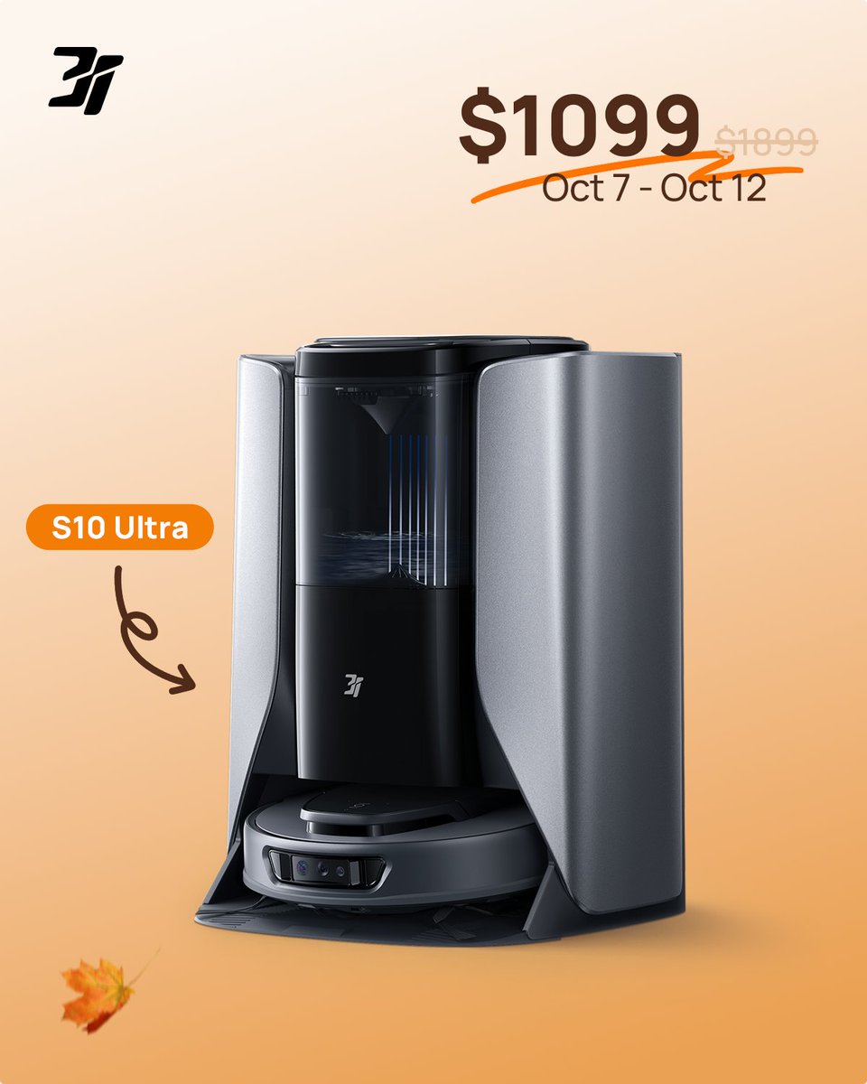 🍂 Big clean, bigger savings! 🍂 3i Fall Sale is here, Oct 1-12 only.

⚡ S10 Ultra – Hands-free clean with WaterRecycle™
⚡ P10 Ultra – All-in-one power, now under $500
⚡ G10+ – Debris compression = less mess, less stress

👉Link in bio. Don’t miss it!

#3iTech #PrimeBigDeal
