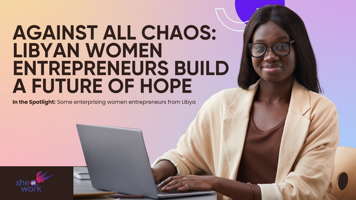 Libyan women entrepreneurs are turning chaos into culture, commerce &amp; hope. Their resilience proves business can rebuild communities. How can we support them? shorturl.at/xhbgG
 #Resilience #Libya