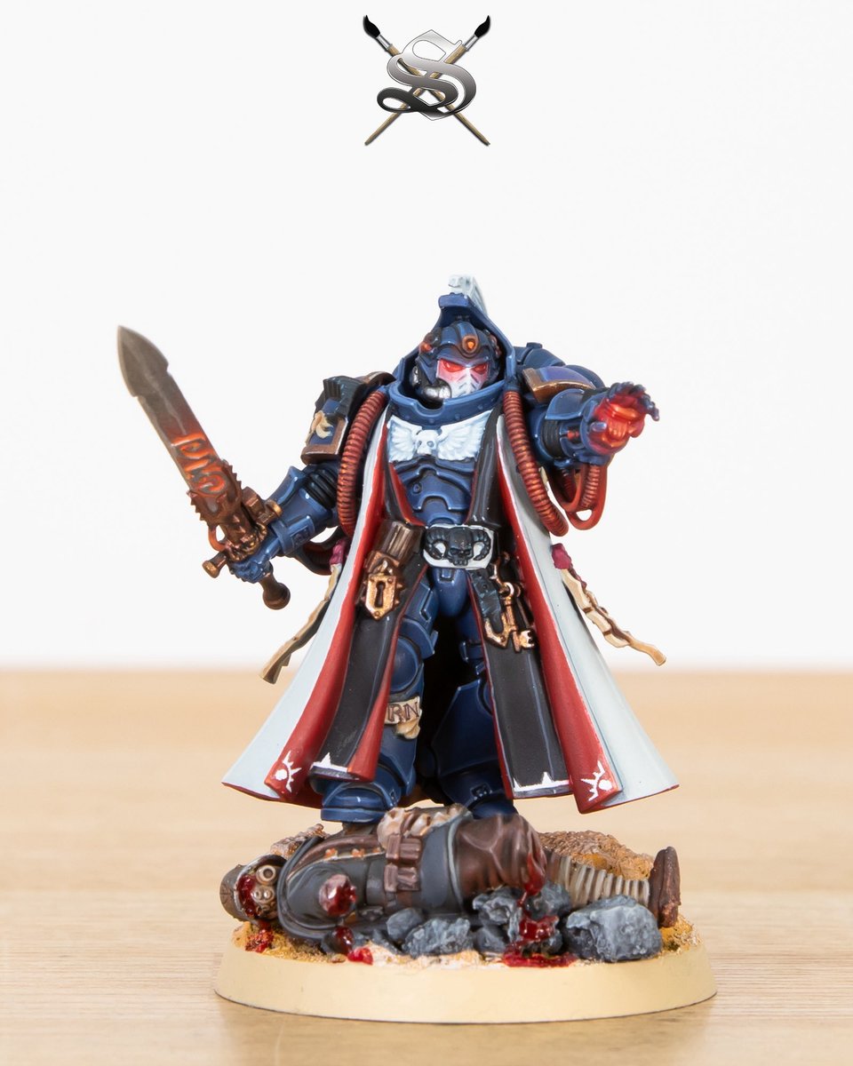 An additional Wave Breakers Chapter space marine Librarian which we painted as parts of an additional army phase of this fantastic chapter!

Get your commission quote here:
siegestudios.co.uk/get-a-quote

The split colour scheme was great to paint and always looks really impactful when