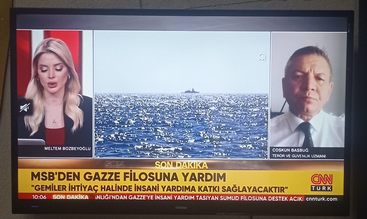 İhtiyaç halinde İsrail ile ticari ilişkilerimizi kesmiyoruz, ihtiyaç halinde Trump ile yapılan görüşmelerde Gazze'den tek kelime bahsetmiyoruz ama ihtiyaç halinde yardım gemilerine uzaktan onları takip ederek destek oluyoruz.