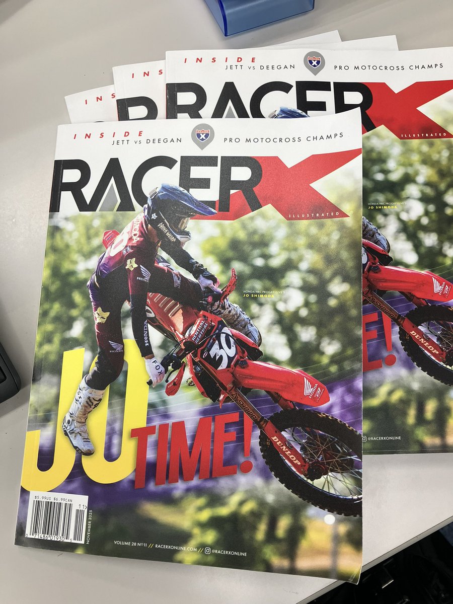 morequest's tweet photo. USからRacerXが届いたんやけど、タイムリーなことに今月号は下田選手が表紙に！ https://t.co/ZrWe6lq6cb