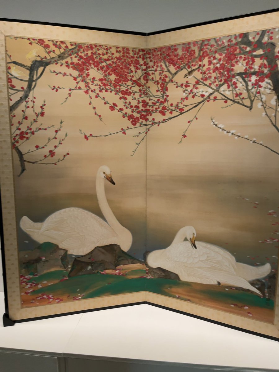 名古屋市美術館へ。藤田嗣治絵画と写真展、近代名古屋の日本画界。　#近代名古屋の日本画界