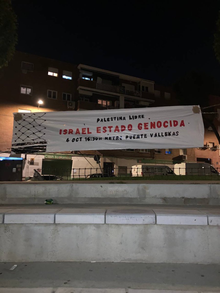vkconpalestina's tweet photo. 🇵🇸🇵🇸🇵🇸🇵🇸 MANIFESTACION 🇵🇸🇵🇸🇵🇸
Vamos juntas desde #Vallekas
Gaza aguanta Vallekas se levanta 🇵🇸

📍16:30
📍 Puente Vallekas
📍18:00
📍Atocha, Bloque de la Resistencia

@madridconpalest 
#SiempreConLaResistencia 
#Stop2AñosDeGenocicio 
#TambiénVoy4Oct https://t.co/7CEAhaNEOw