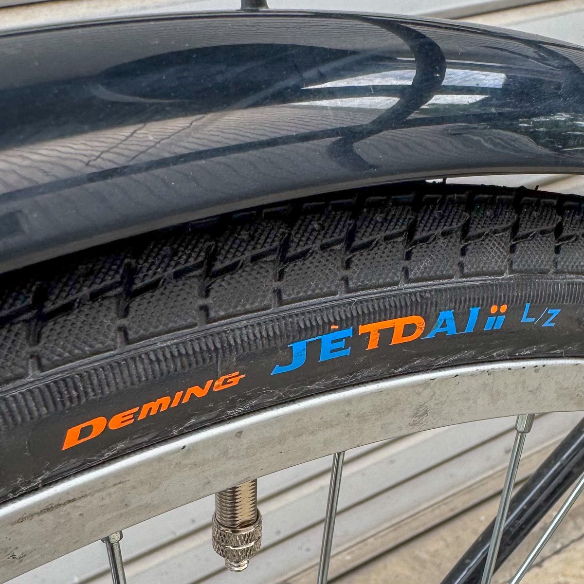 #自転車メモ ママチャリの後輪寿命のためシンコーのDeming JETDAIii L/Z SR187に交換。