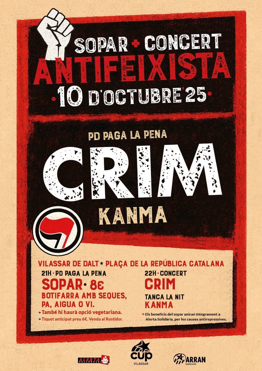 💥 Reserva't la data...
Maresme Antifeixista!