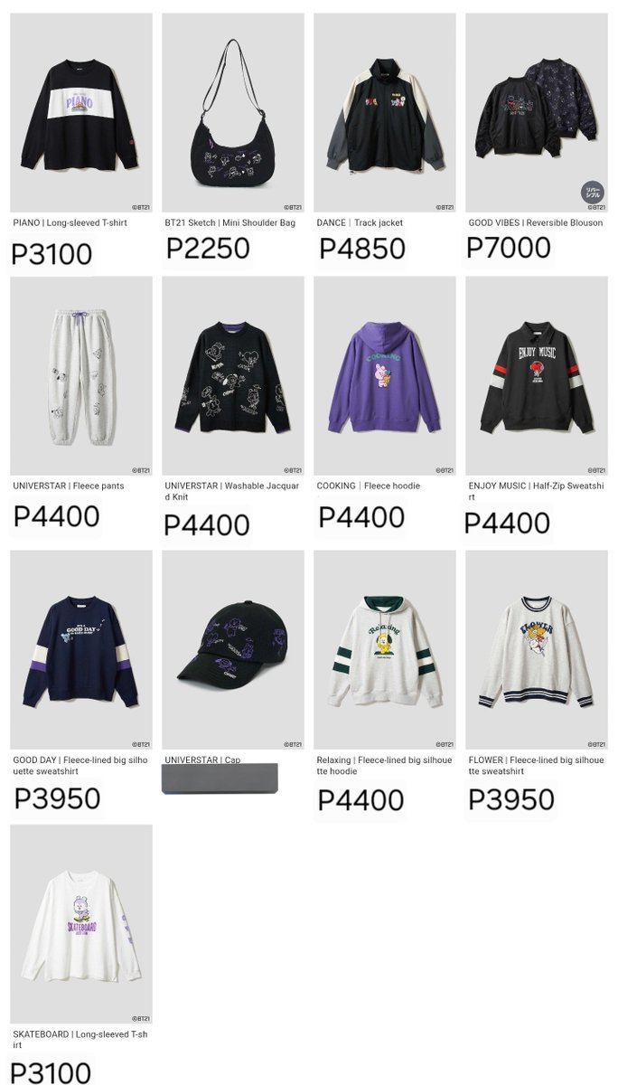 BGNKLabPH's tweet image. [PH 🇵🇭 GO] BT21 JAPAN EXCLUSIVE 2025 Batch 10

🌟 BT21 x Graniph
💰Price (pls see photo) + LSF
📆DOO: Oct 29
📆DOP: Oct 30
📦Fast ETA
✅️we can ship worldwide
💜see form for other BT21 merch

🌟ORDER HERE:forms.gle/1aSsmQartrNcJW…